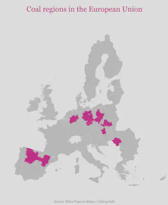 “Coal regions in the model.”